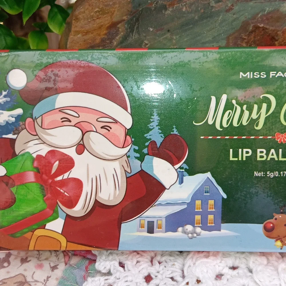 🆕️10 FESTIVE LIP BALM CHRISTMAS GIFT BOXED SET - MULTI~FLAVOR COLLECTION☃️❄️🎅
